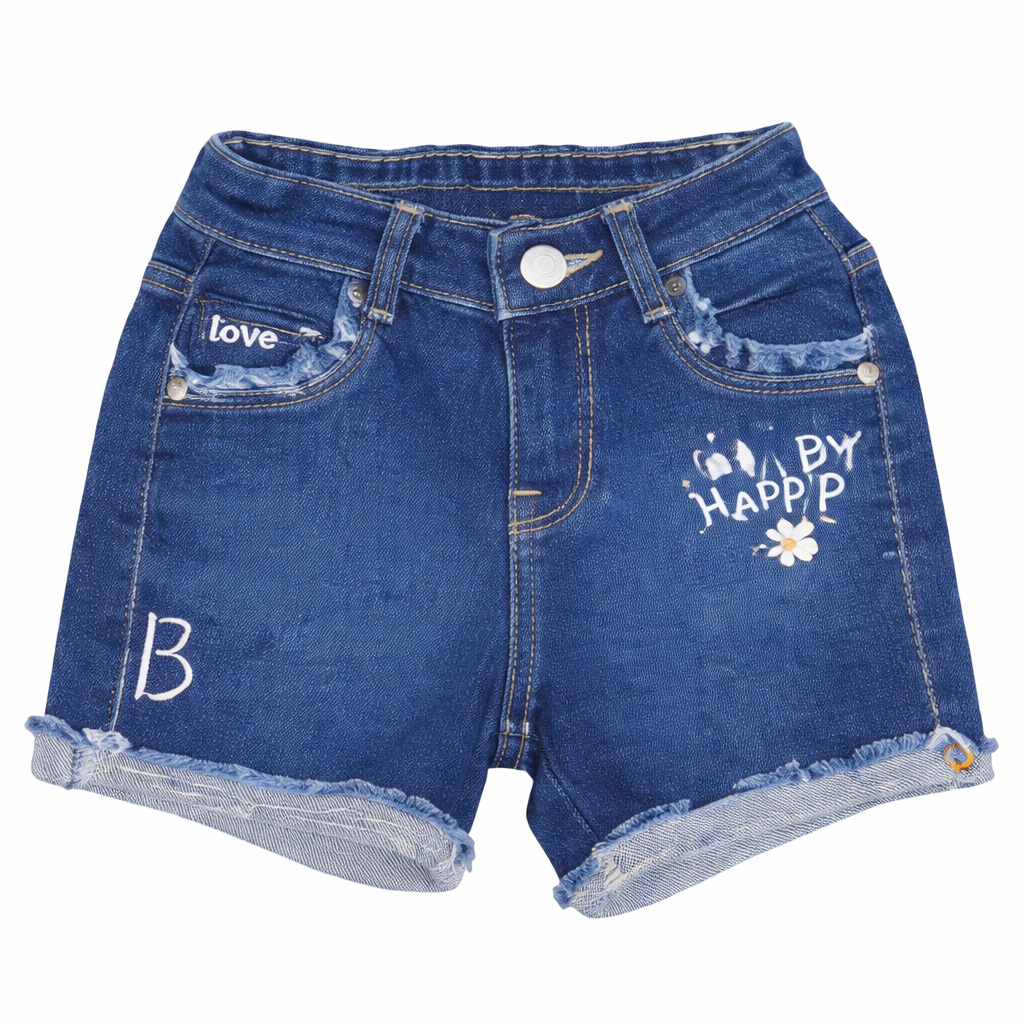 Denim Shorts - Blue